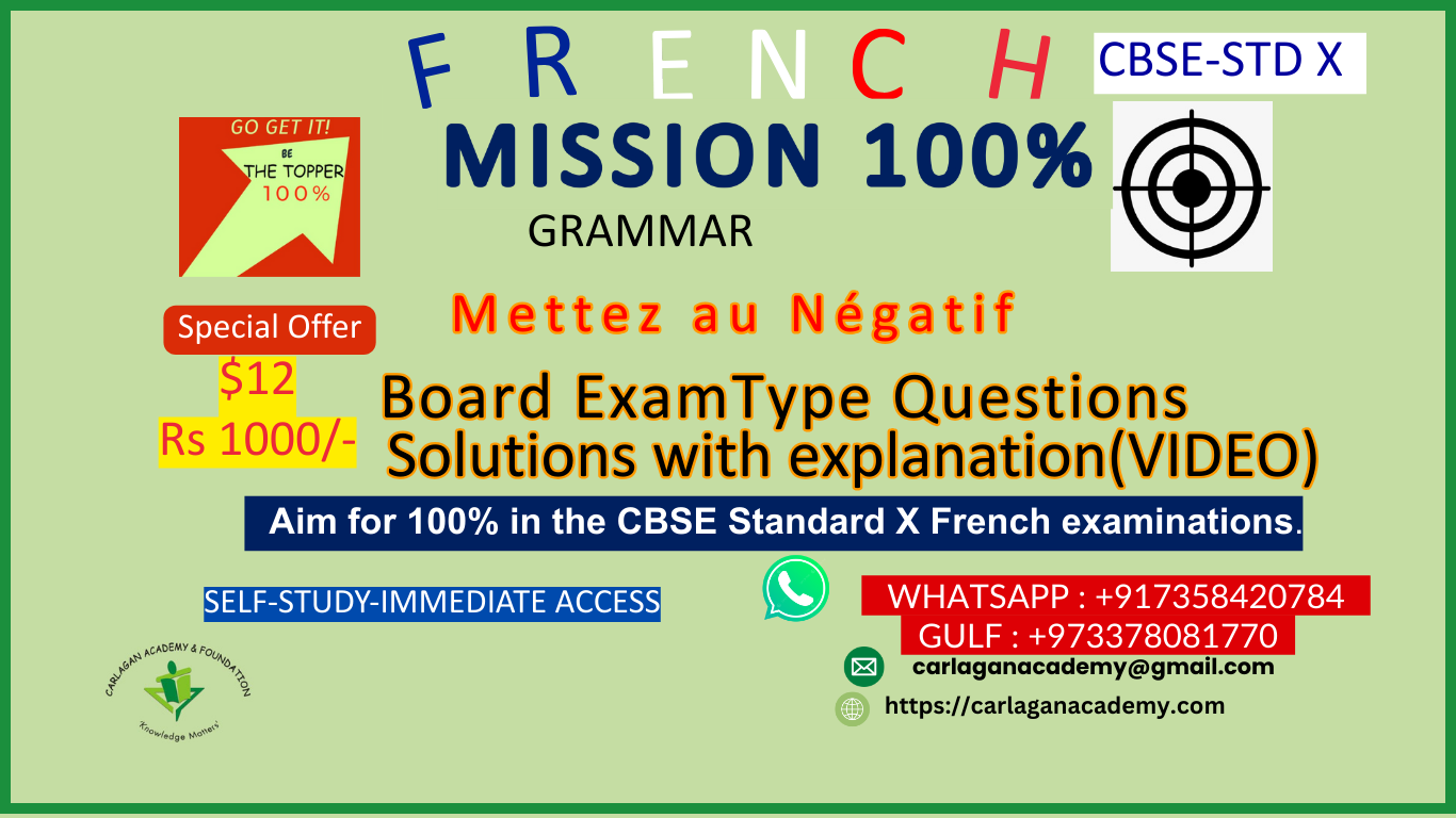 MISSION 100- Mettez au Négatif